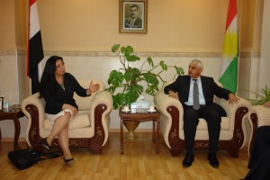 Visit to Minister of Agriculture in Erbil - 2011                                            